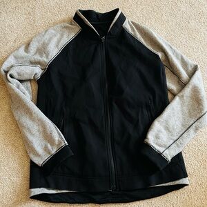 Black and Gray Lululemon Zip-Up Jacket
